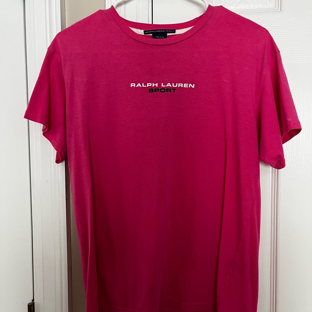 Ralph Lauren Sport Men's Fuchsia Tee